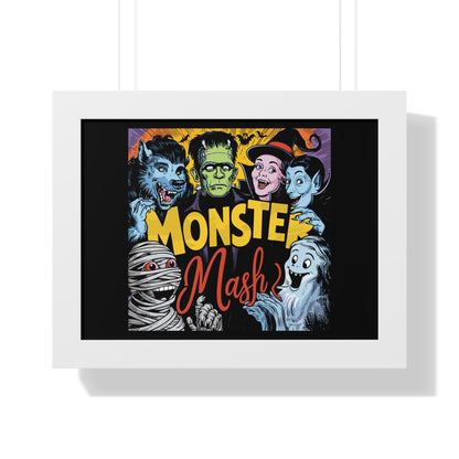 Monster Mash Framed Poster