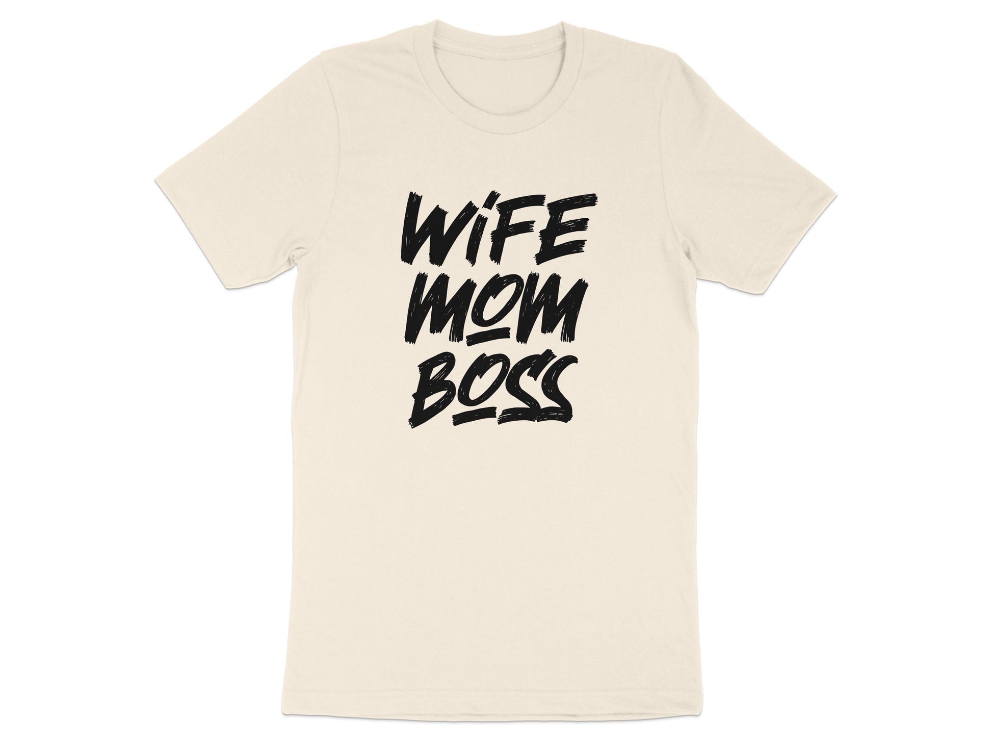 Wife Mom Boss Graphic Printed Tee Shirt product