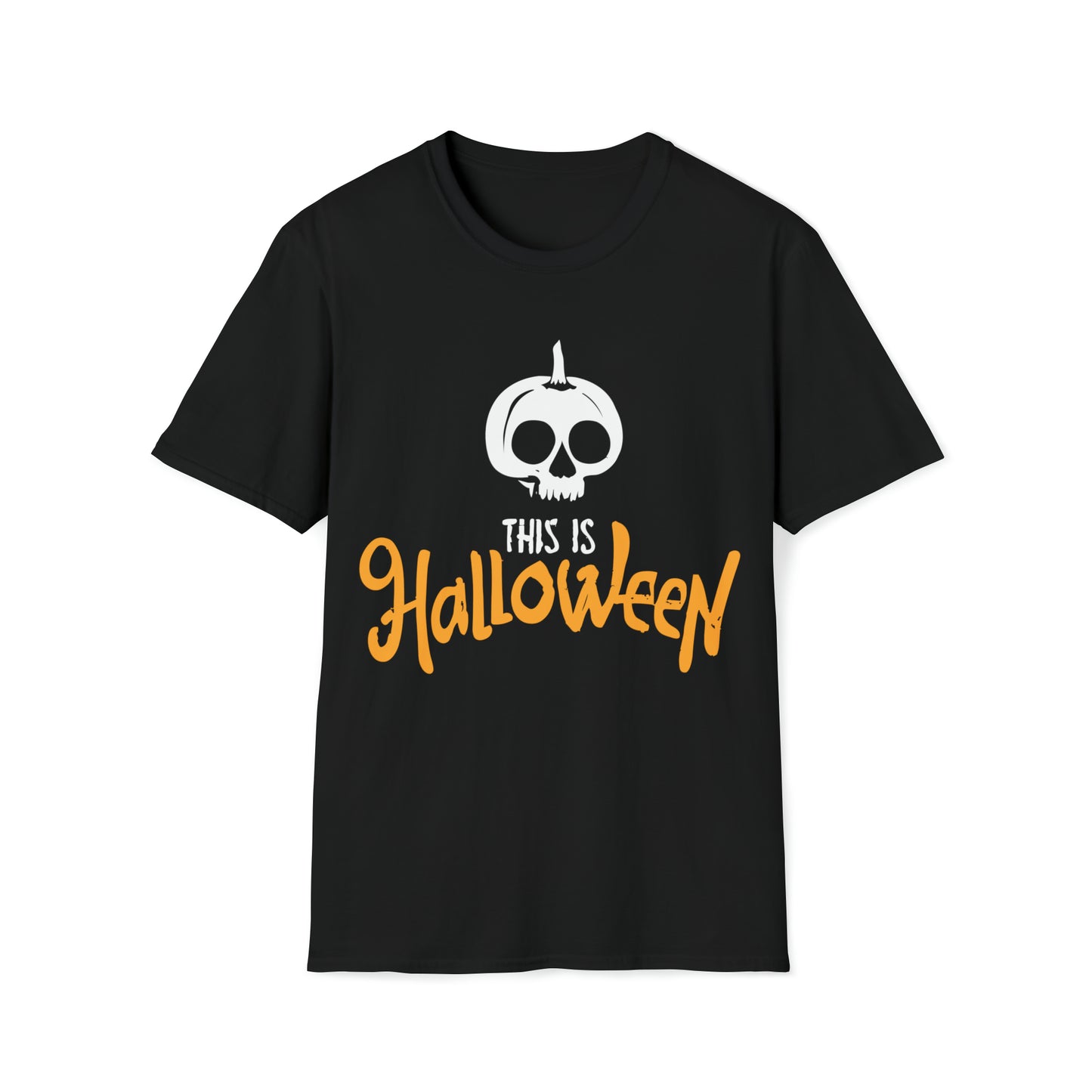 Cute Skull This is Halloween T-Shirt - Spooky Season Apparel, Nightmare Halloween Shirt, Funny Halloween Shirt, Halloween Party