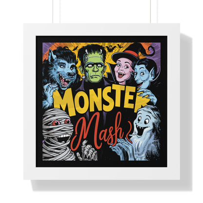 Monster Mash Framed Poster