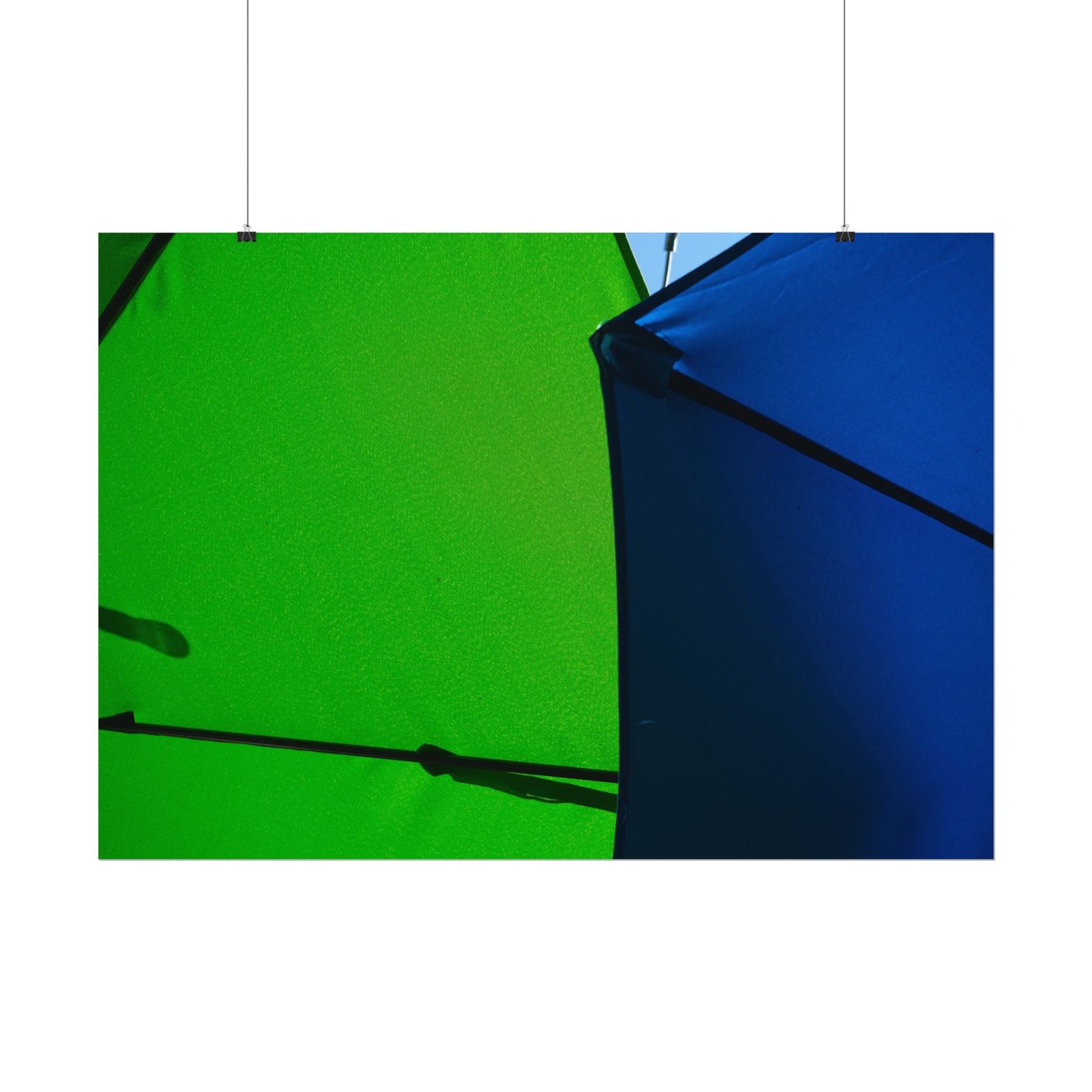 Green and Blue Abstract Wall Art