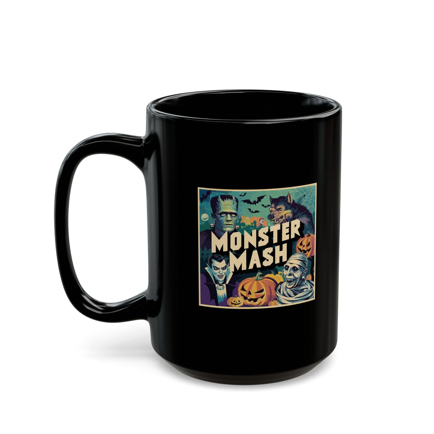 MONSTER MASH Black Mug