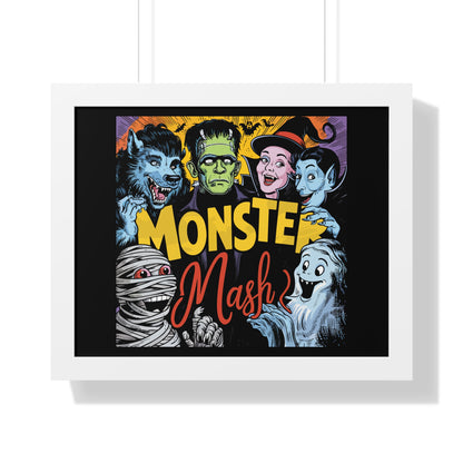 Monster Mash Framed Poster