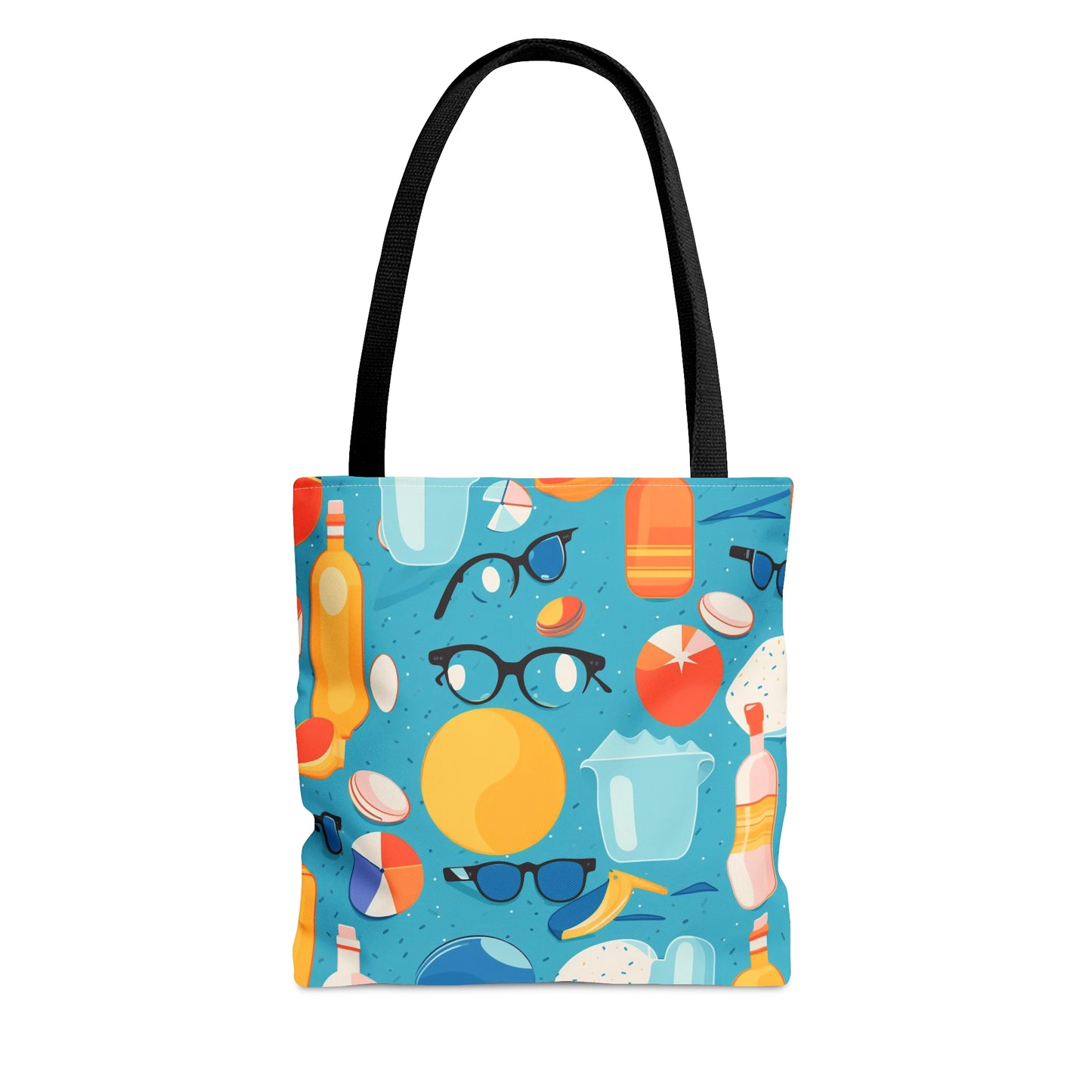 Blue Beach Summer Vibes Tote Bag