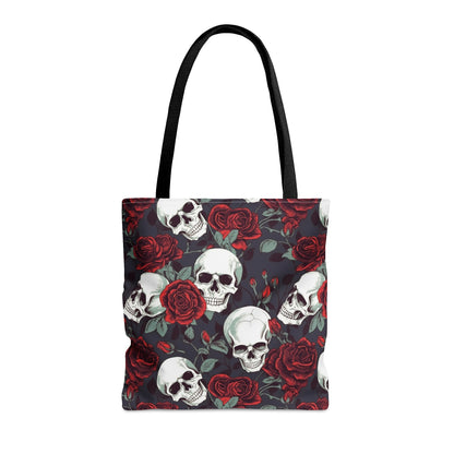 Skulls and Roses Tote Bag