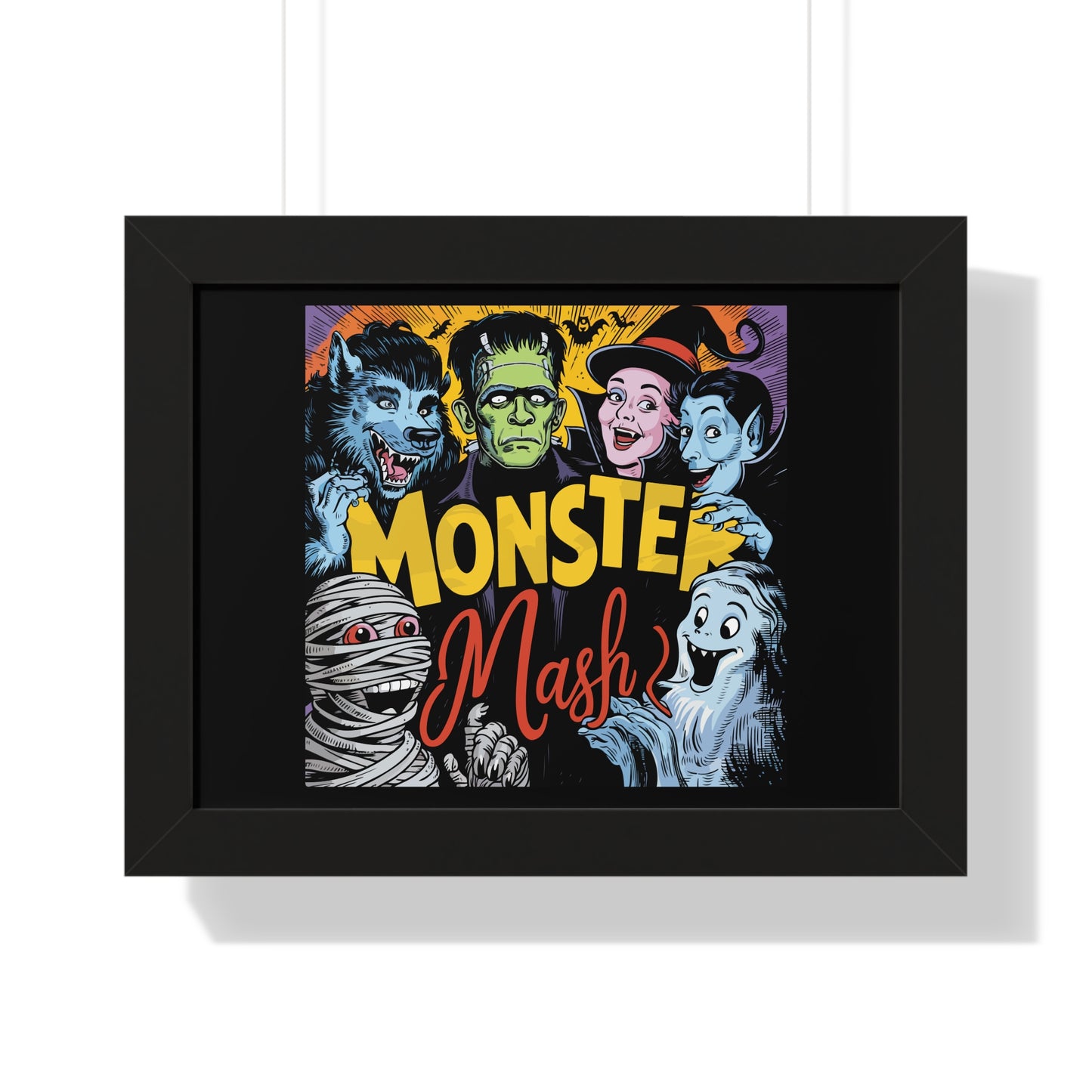 Monster Mash Framed Poster