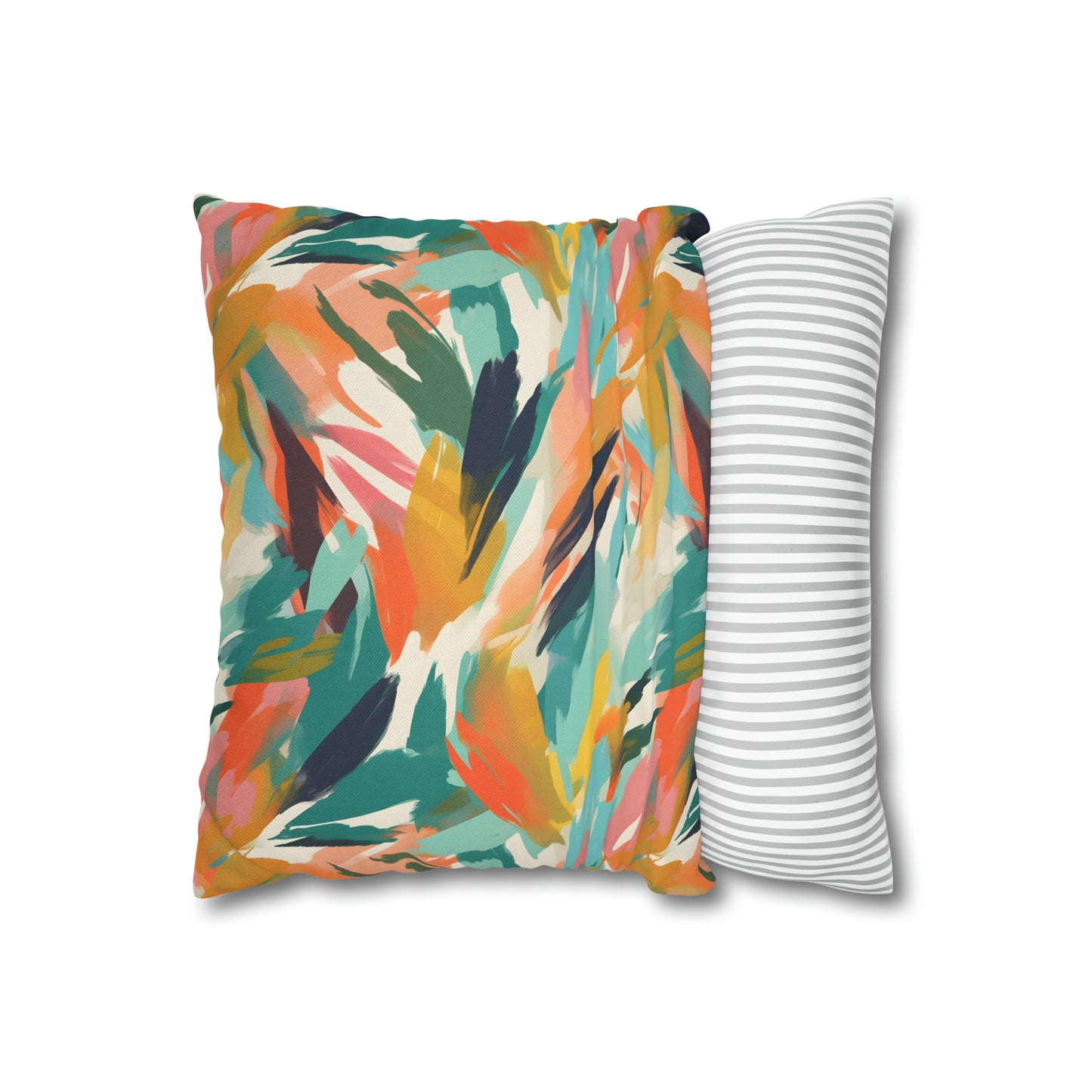 Abstract Beachy Pattern Throw Pillow Case