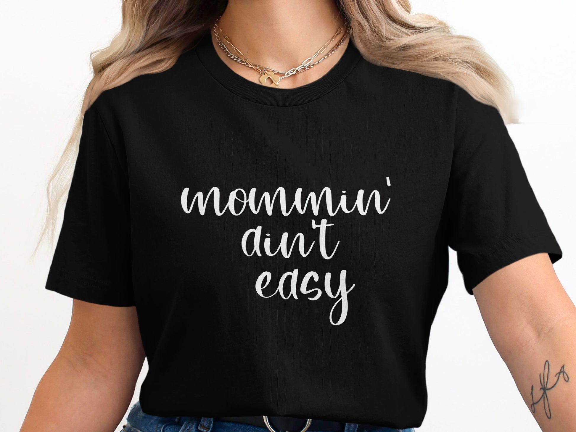Mommin' Ain't Easy Graphic Tee product