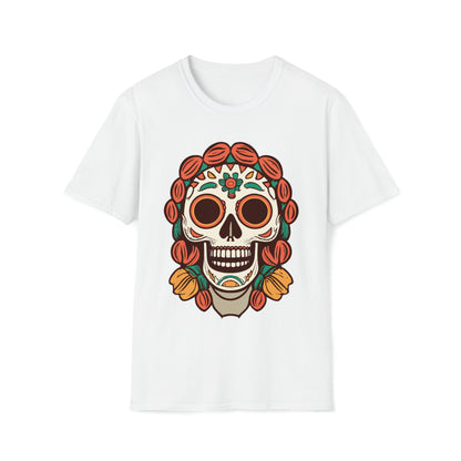 Day of the Dead Skull T-Shirt - Celebrate Life with Style