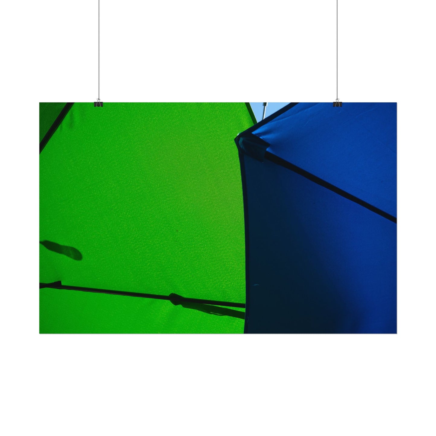 Green and Blue Abstract Wall Art