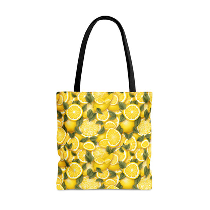 Sunny Citrus Pattern Tote Bag