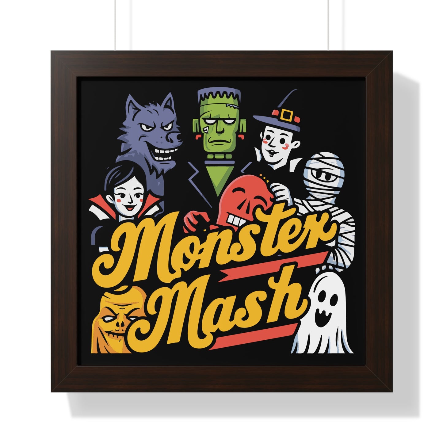 MONSTER Mash Framed Poster