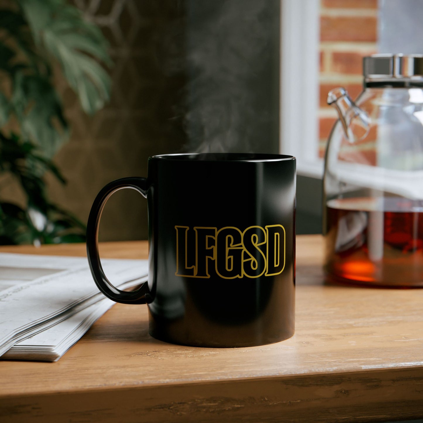 LFGSD Black Mug