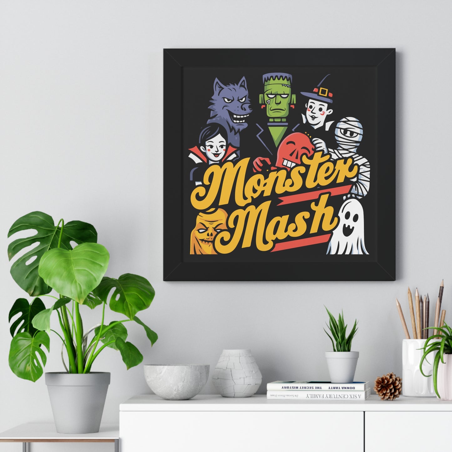 MONSTER Mash Framed Poster