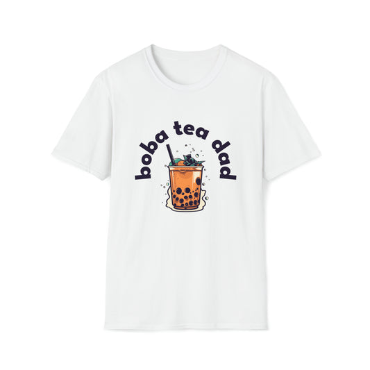 Boba Tea Dad Unisex Softstyle T-Shirt | Funny Gift | National Friendship Day | Gildan | T-Shirt Design