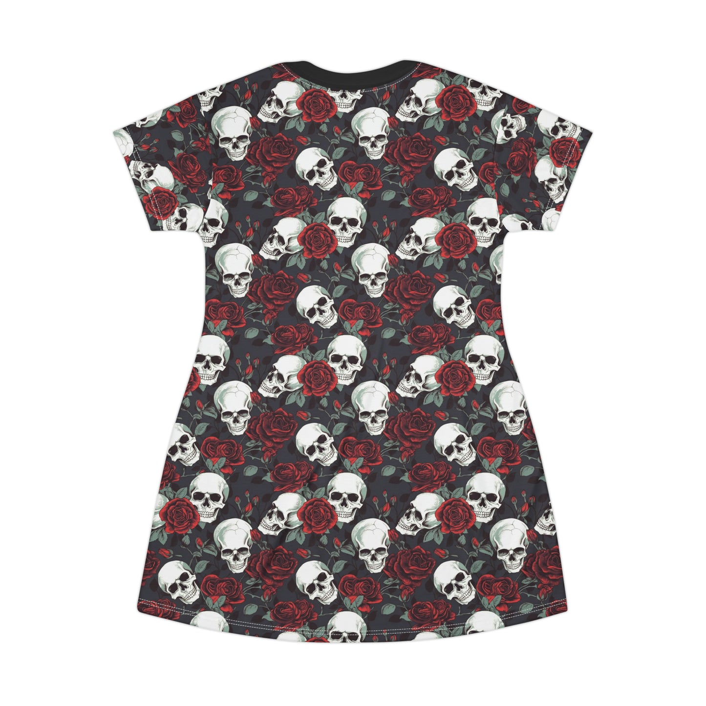 Skulls and Roses T-Shirt Dress