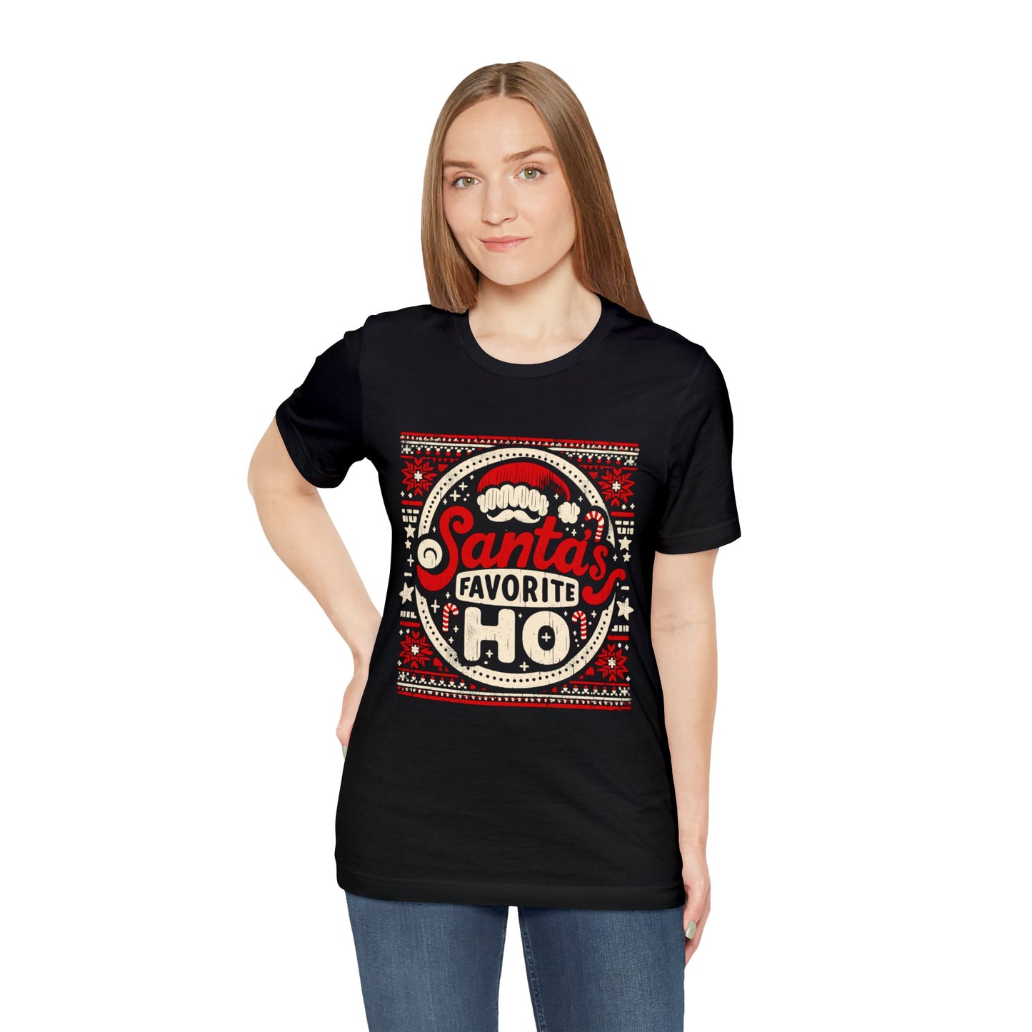 Vintage Santa's Favorite Ho Christmas T-Shirt