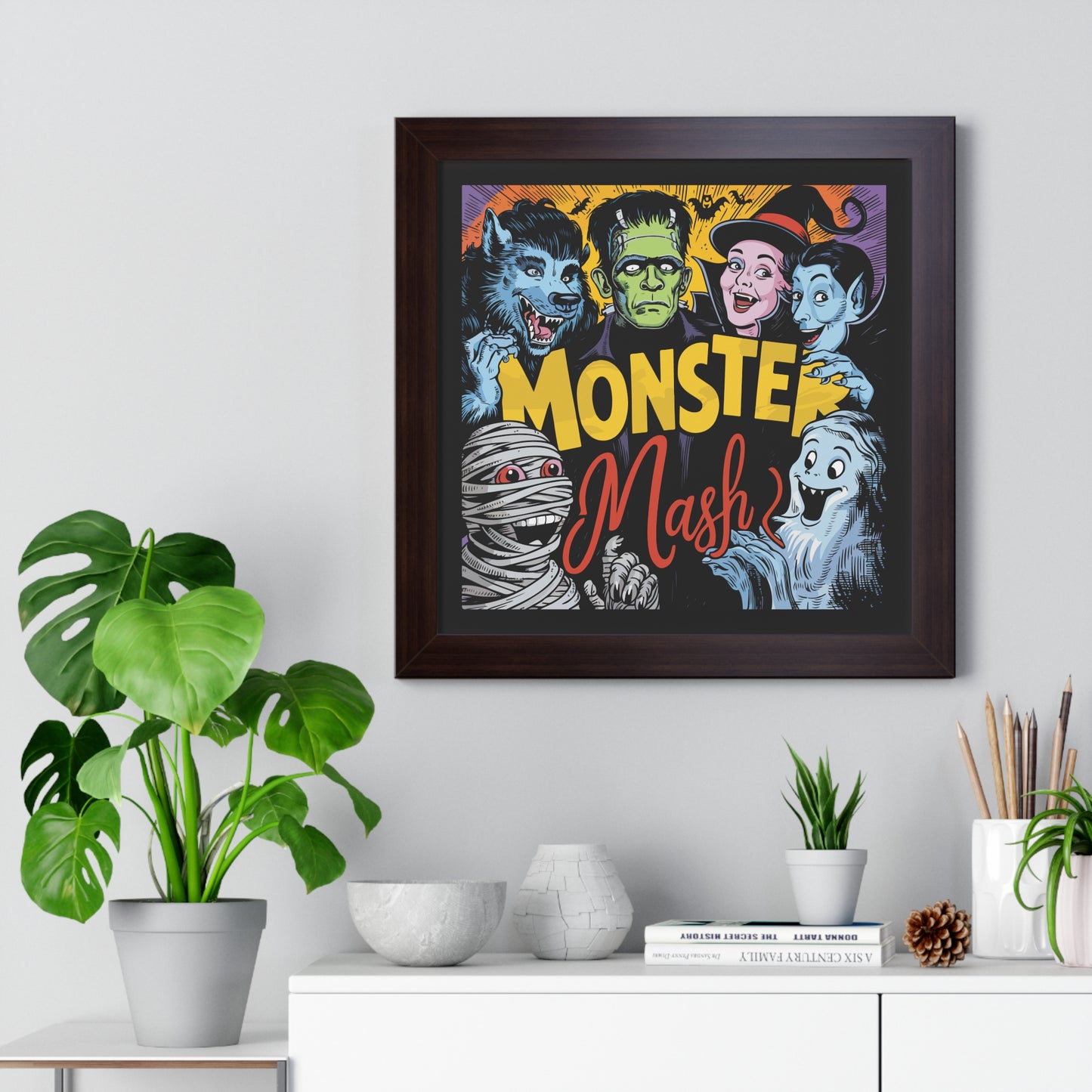 Monster Mash Framed Poster