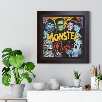 Monster Mash Framed Poster