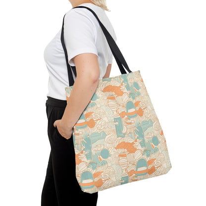 Beach Summer Vibes Pattern Tote Bag