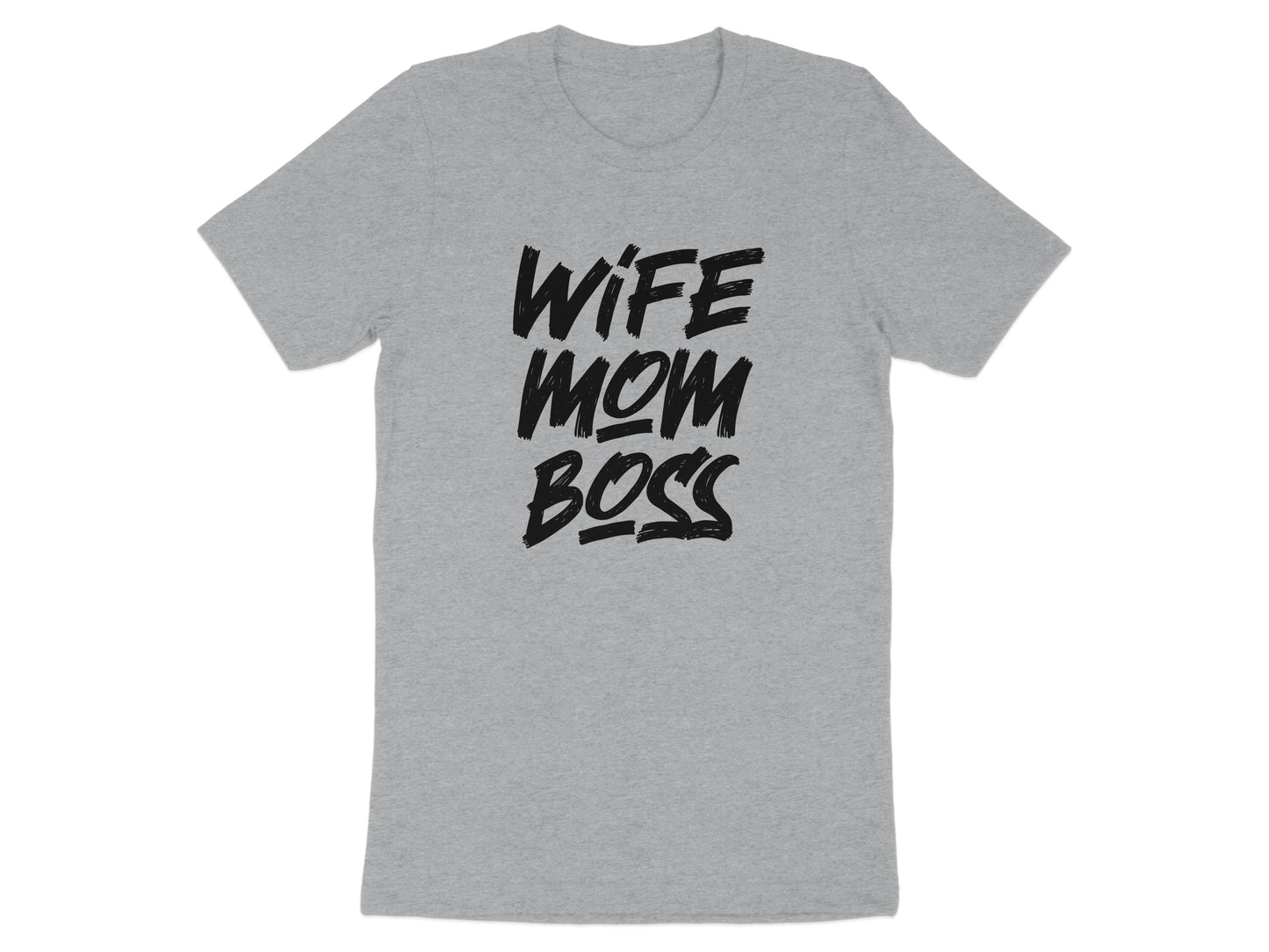 Wife Mom Boss Statement Tee Shirt product type