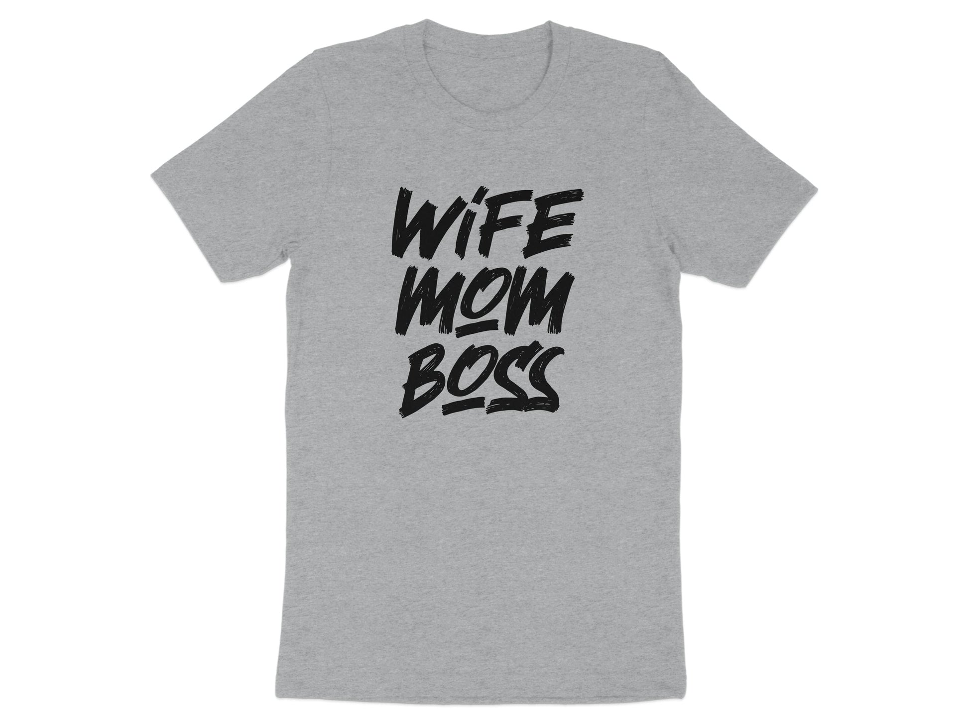 Wife Mom Boss Statement Tee Shirt product type