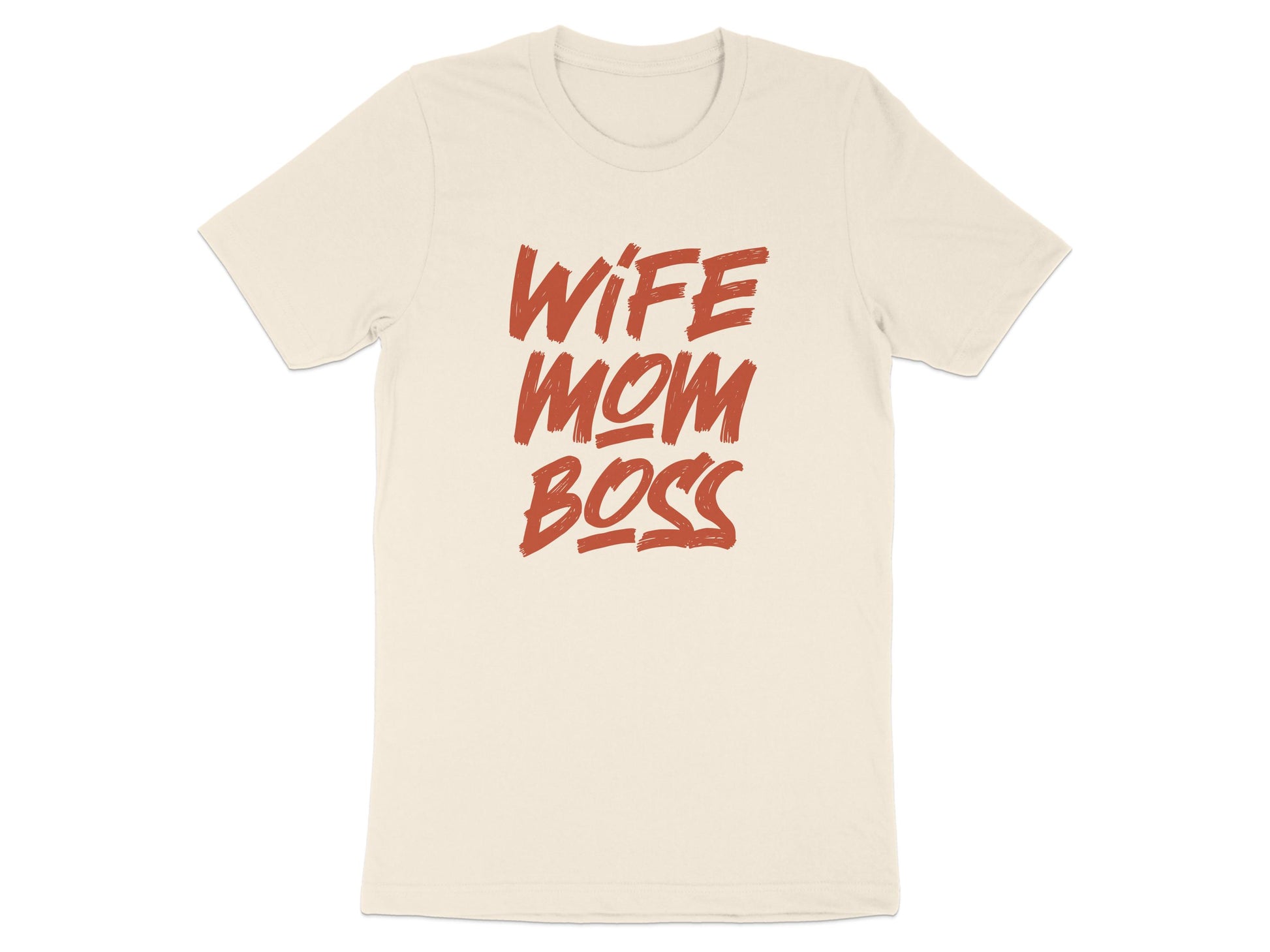 Wife Mom Boss Graphic T-Shirt Casual Wear product