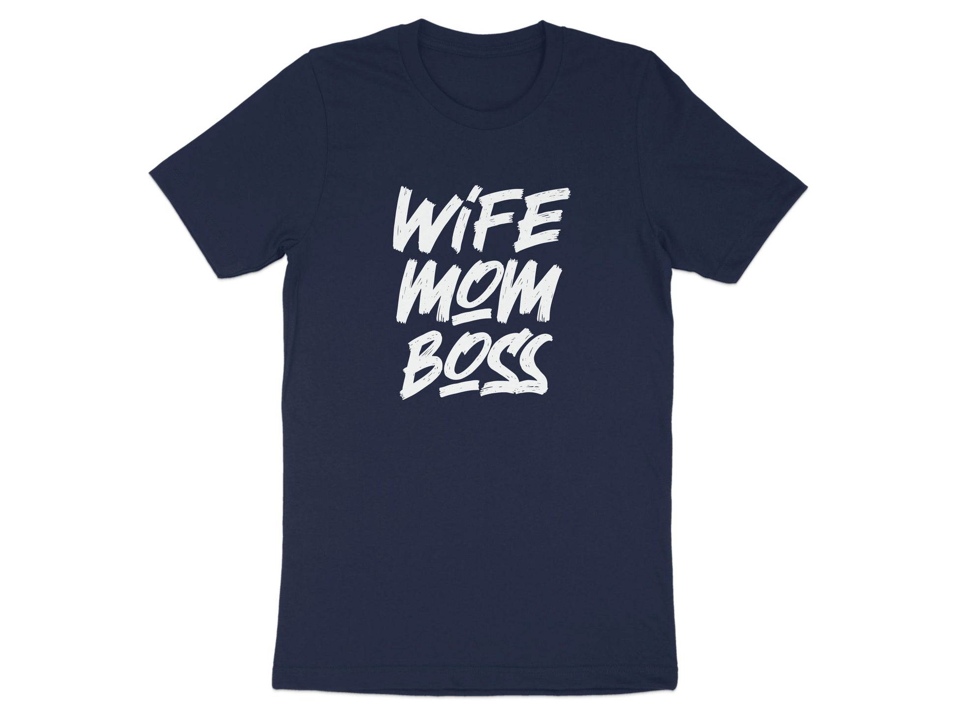 Wife Mom Boss Bold Statement Graphic Tee product