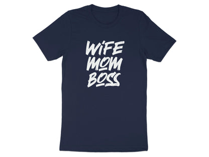 Wife Mom Boss Bold Statement Graphic Tee product
