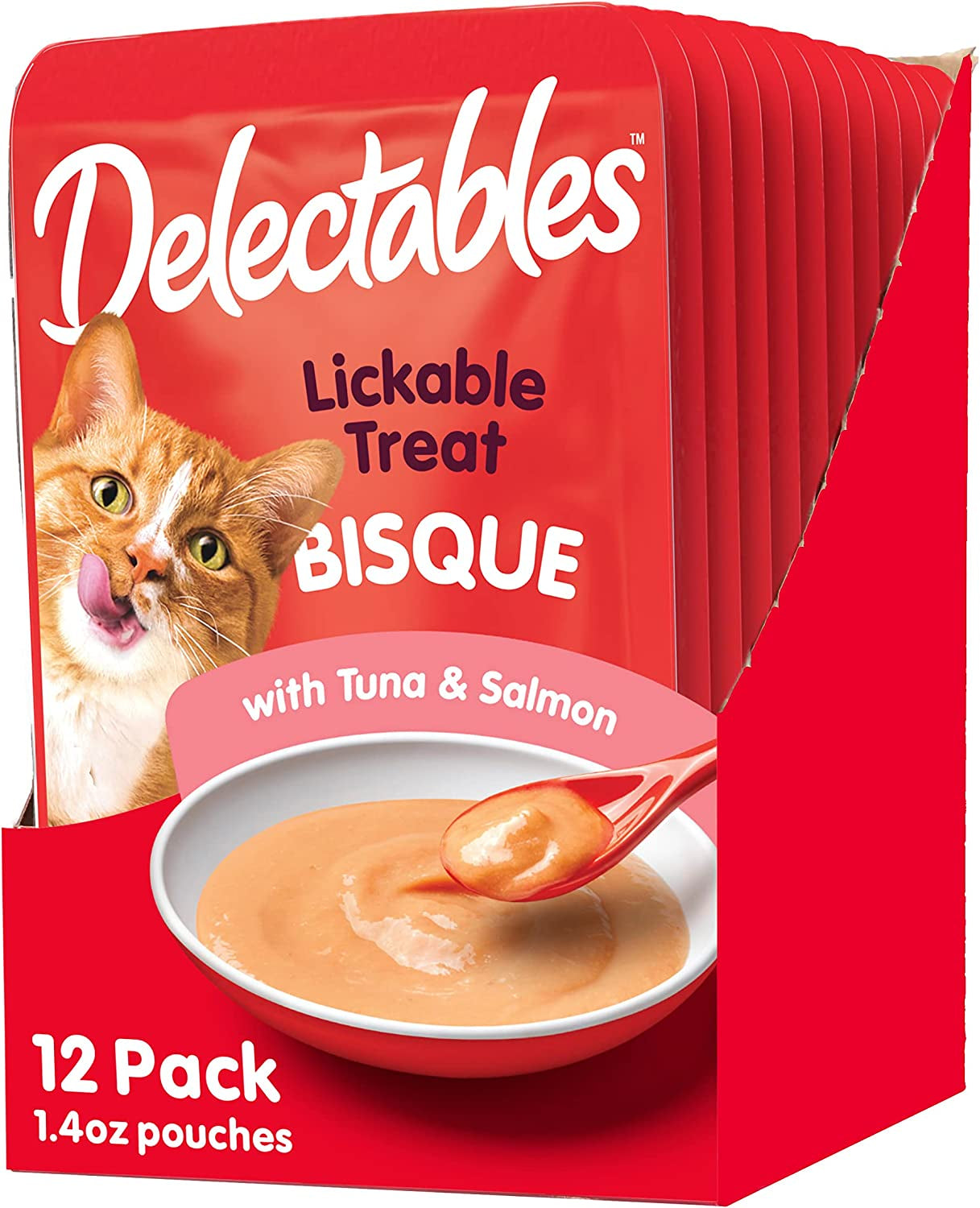 Delectables Bisque Kitten Treats: Tuna & Chicken Flavor - 12 Pack (Varied Packaging)