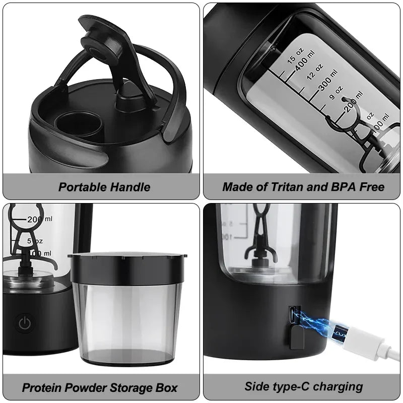 PowerMix Pro 650: The Ultimate USB Rechargeable Protein Shaker Bottle