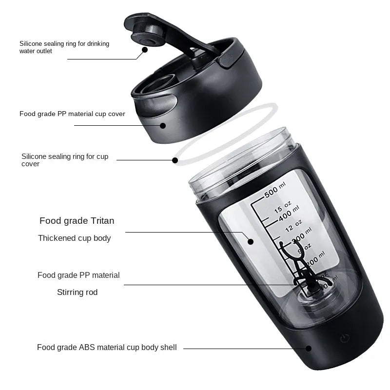 PowerMix Pro 650: The Ultimate USB Rechargeable Protein Shaker Bottle