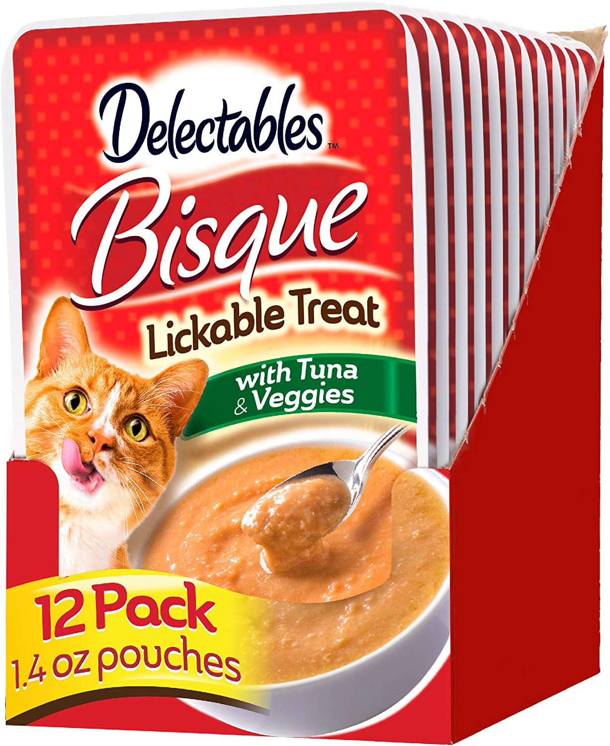 Delectables Bisque Kitten Treats: Tuna & Chicken Flavor - 12 Pack (Varied Packaging)