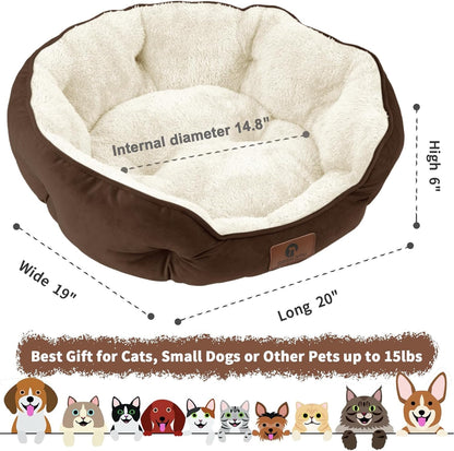 Cozy Haven Pet Bed: Perfect for Small Dogs and Cats