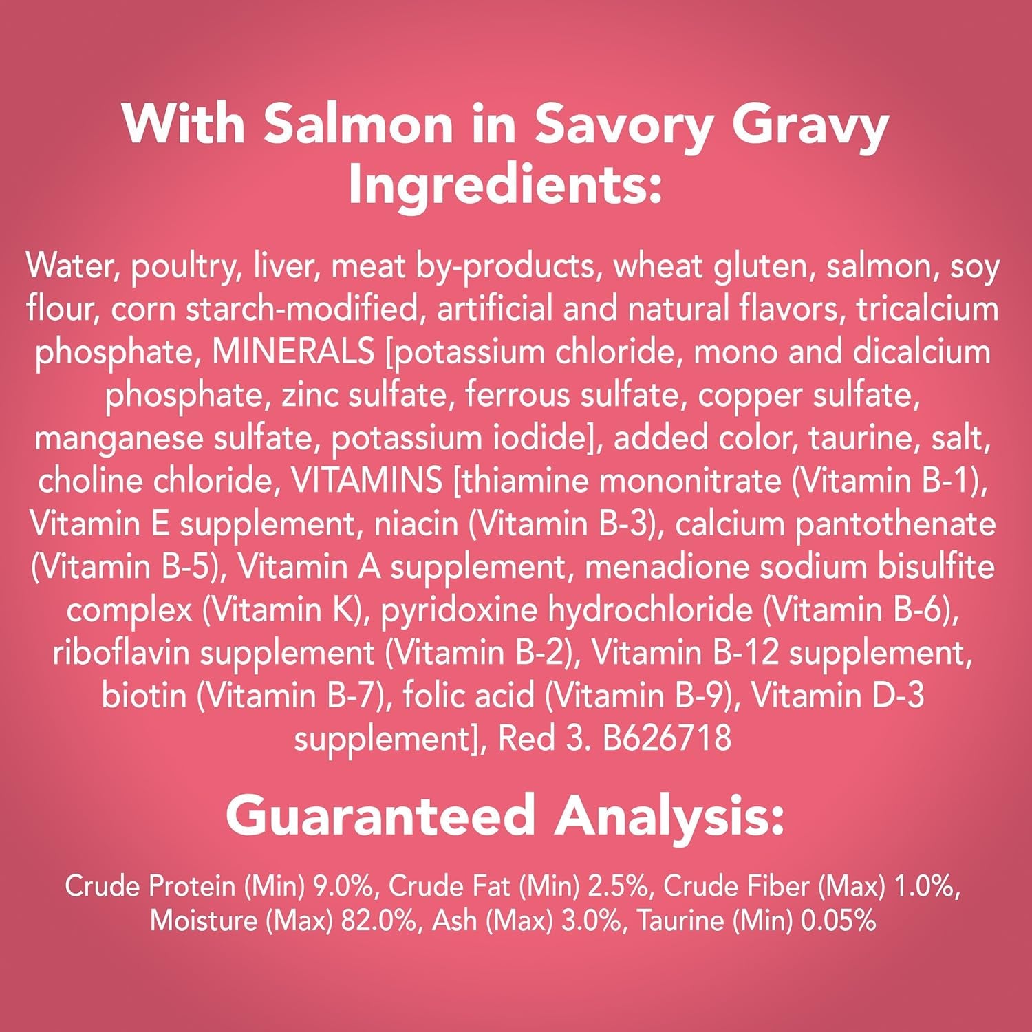 Purina  Gravy Wet Cat Food, Extra Gravy Chunky with Salmon in Savory Gravy - (24) 5.5 Oz. Cans