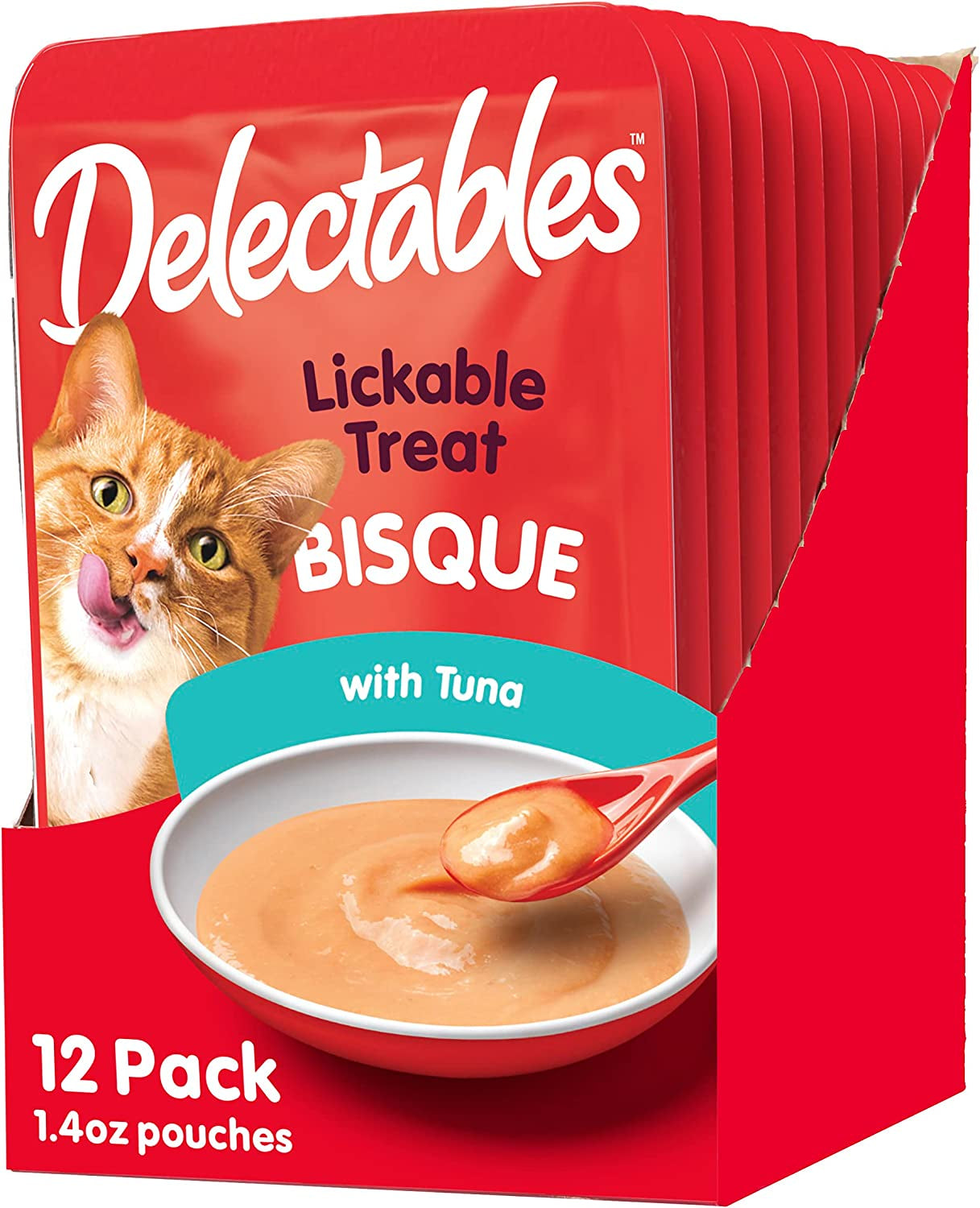 Delectables Bisque Kitten Treats: Tuna & Chicken Flavor - 12 Pack (Varied Packaging)